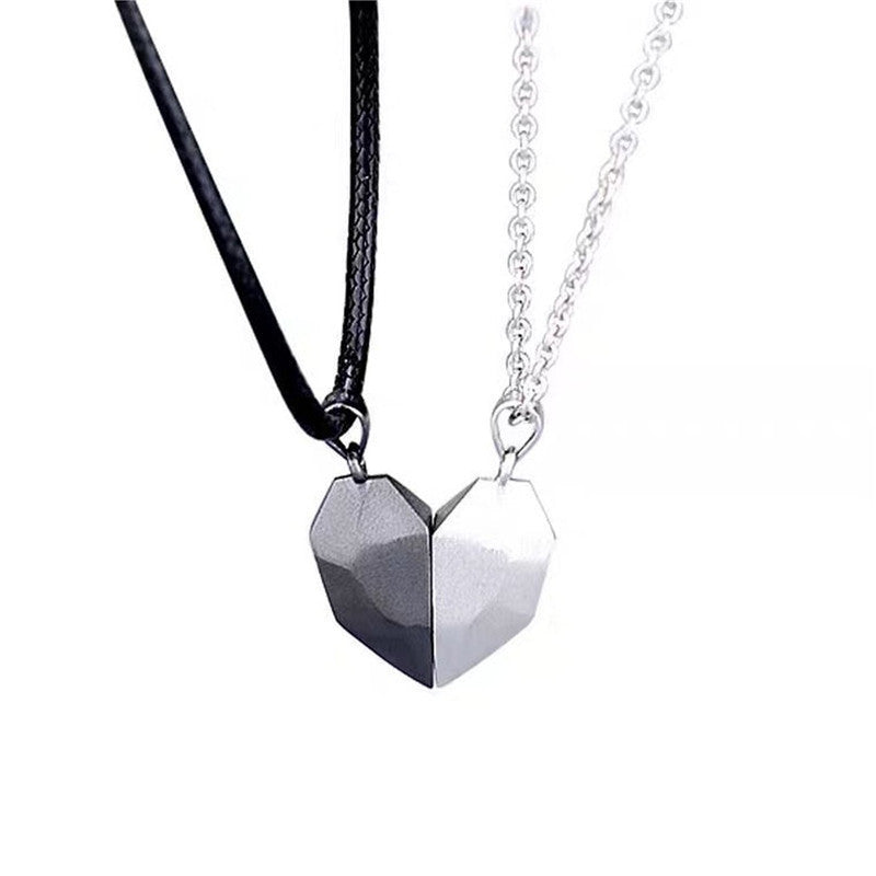 Fashion New Alloy Heart-shape Magnet Couple Bracelets
