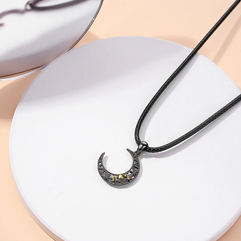 Sun and Moon Couple Necklaces Jewelry Set