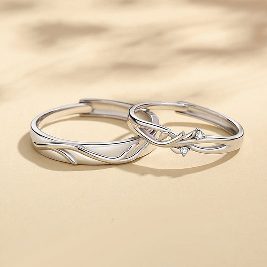 Custom Engraved Matching Rings Set for Two