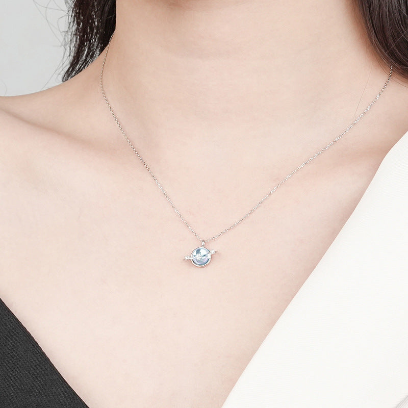 Romantic Spaceman Necklaces for Girlfriend Boyfriend