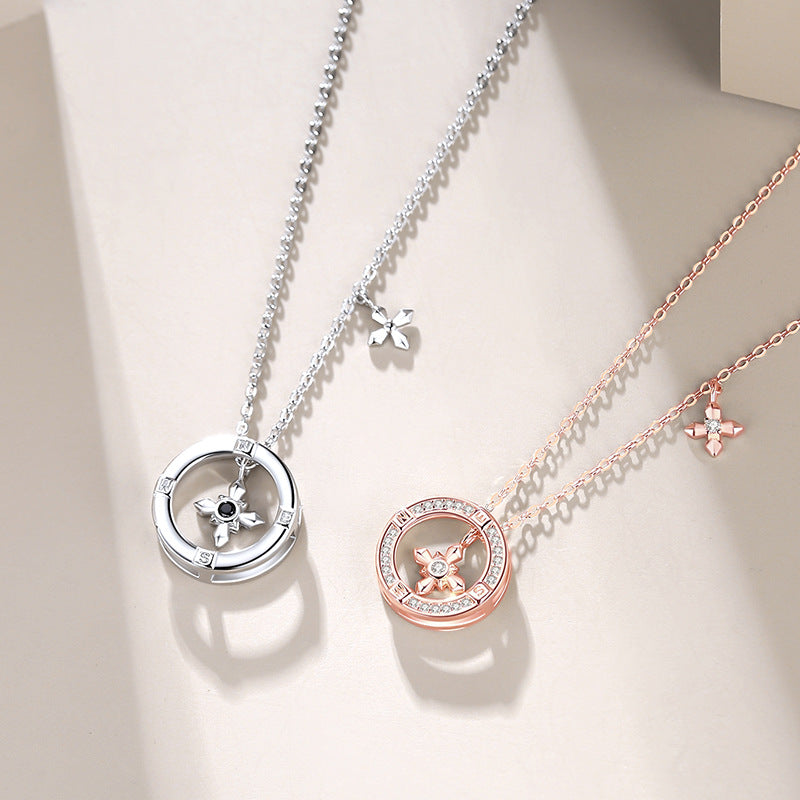 Matching His Hers Couple Necklaces Set
