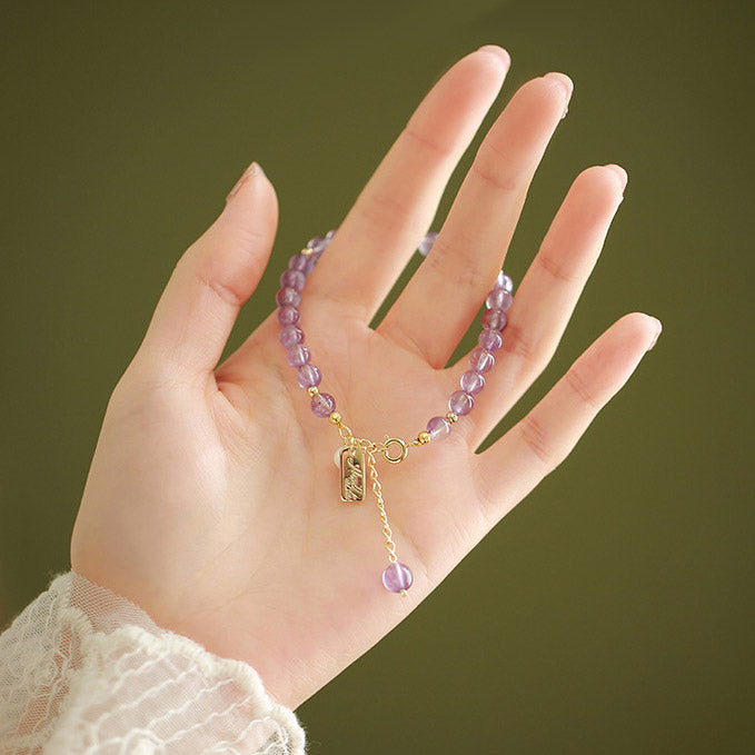 Amethyst February Birthstone Bracelet