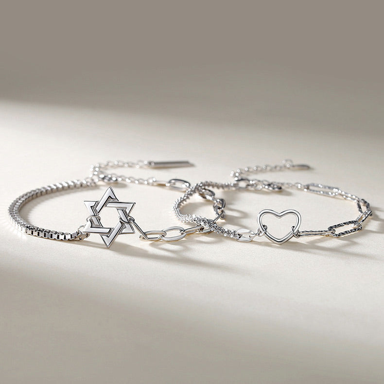 Best Friendship Bracelets Set Star Heart