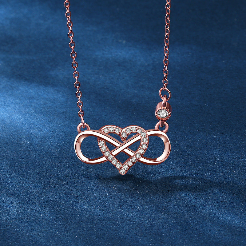 Infinity Hearts Best Friendship Necklaces Set for two