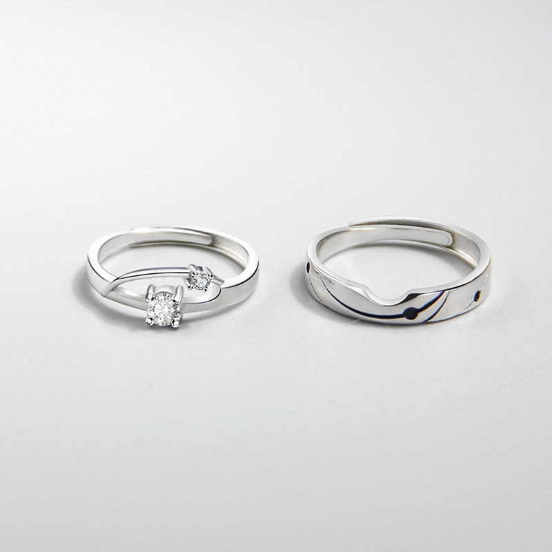 Rings that Fits Together Couple Gift Set