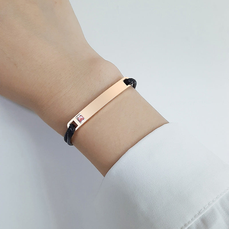 Custom Engravable Matching Bracelets for Couples