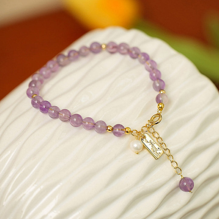 Amethyst February Birthstone Bracelet