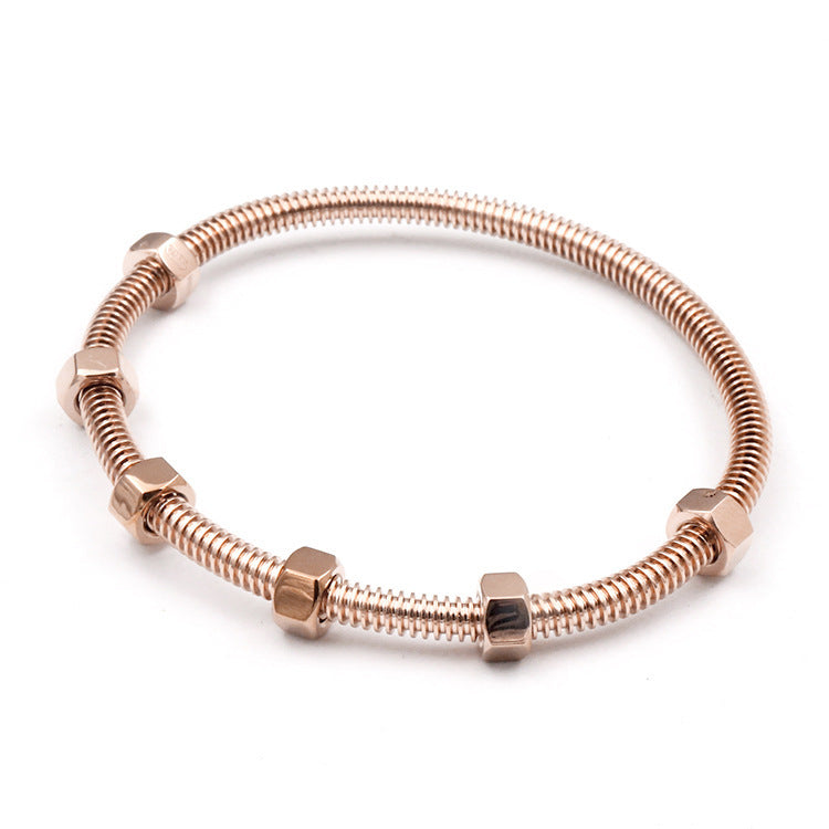 Matching Bracelets Set for Mechanic Couple