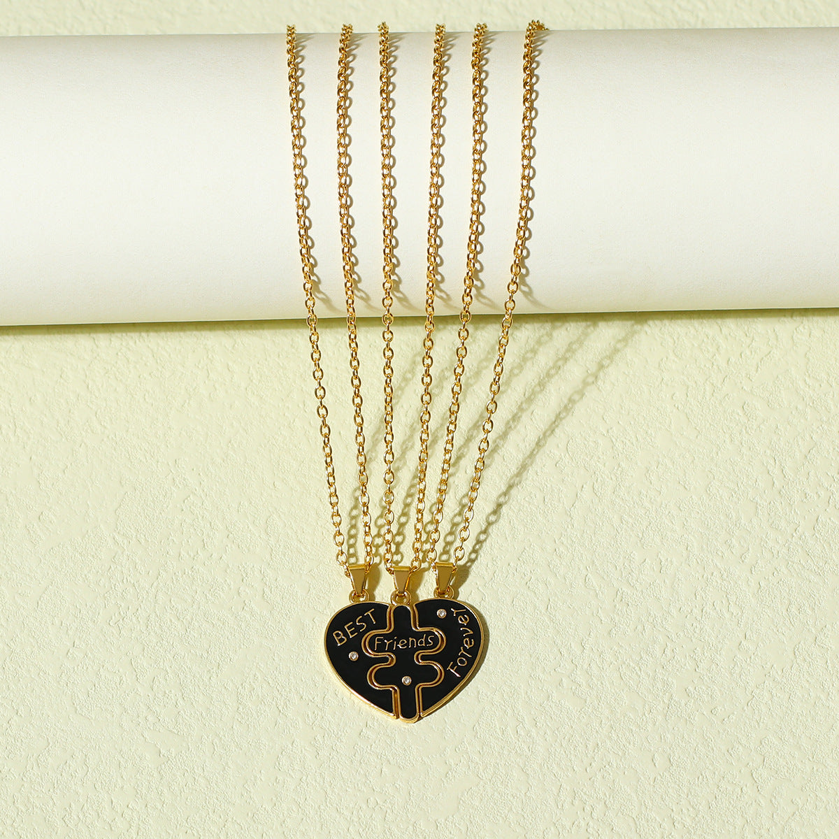 Best Friends Forever Necklaces Set for Three