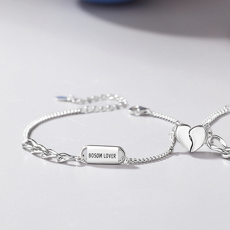 Magnetic Hearts Relationship Bracelets for Couples