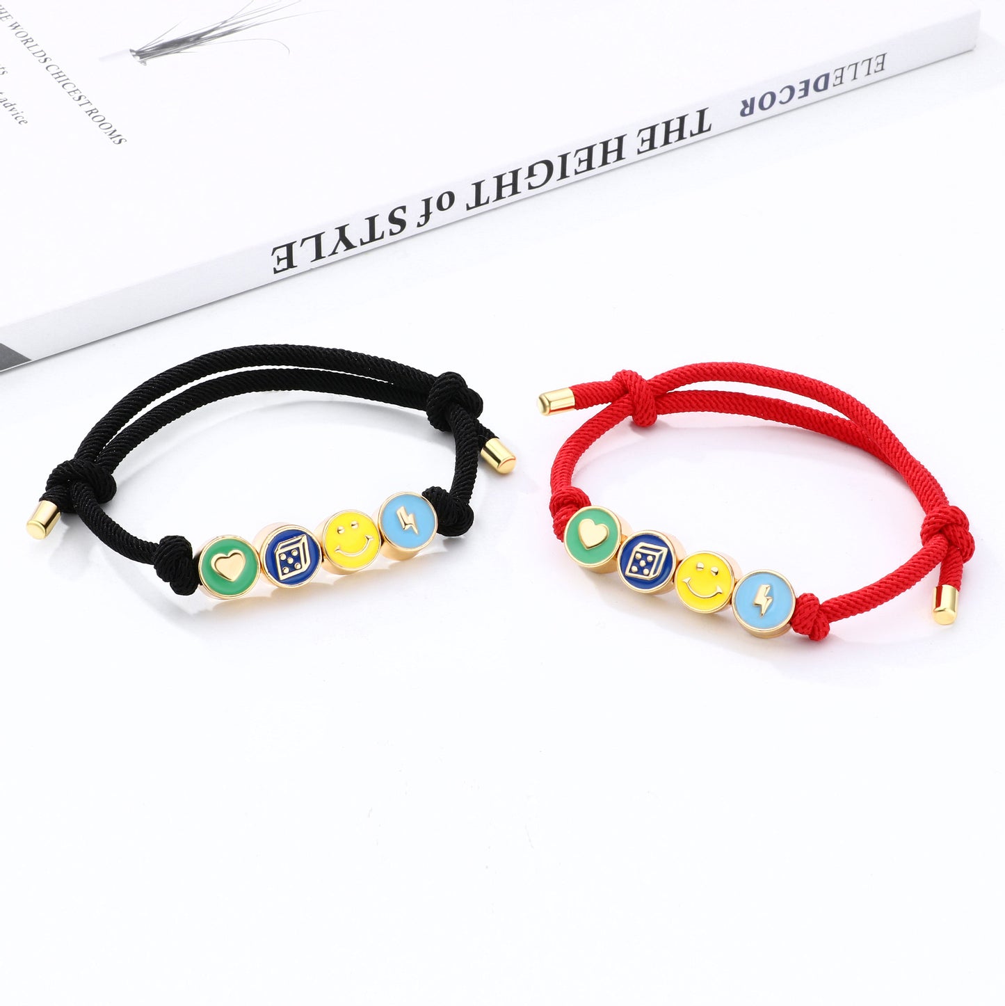 Matching Charms Bracelets Set for Couples