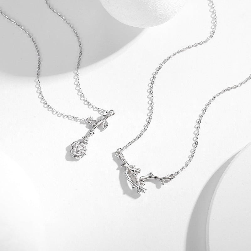 Matching Rose Romantic Couple Jewelry Set for Two