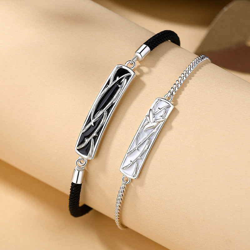 Custom Engravable Matching Bracelets for Couples