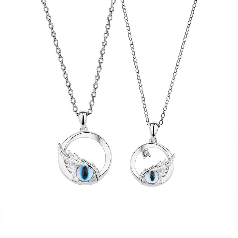 Devil Eyes Matching Necklaces for Couples