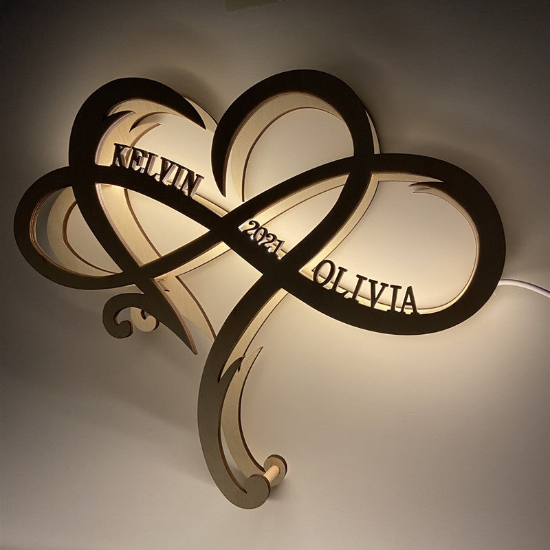 Couple Names Personalized Lamp Gift