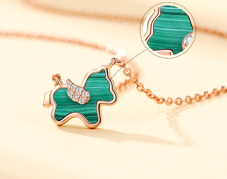 Matching Unicorn Minimalist Necklaces Set for Couples