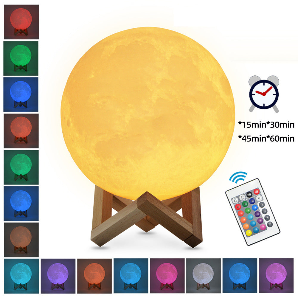 Personalized Photo Moon Shaped Led Lamp