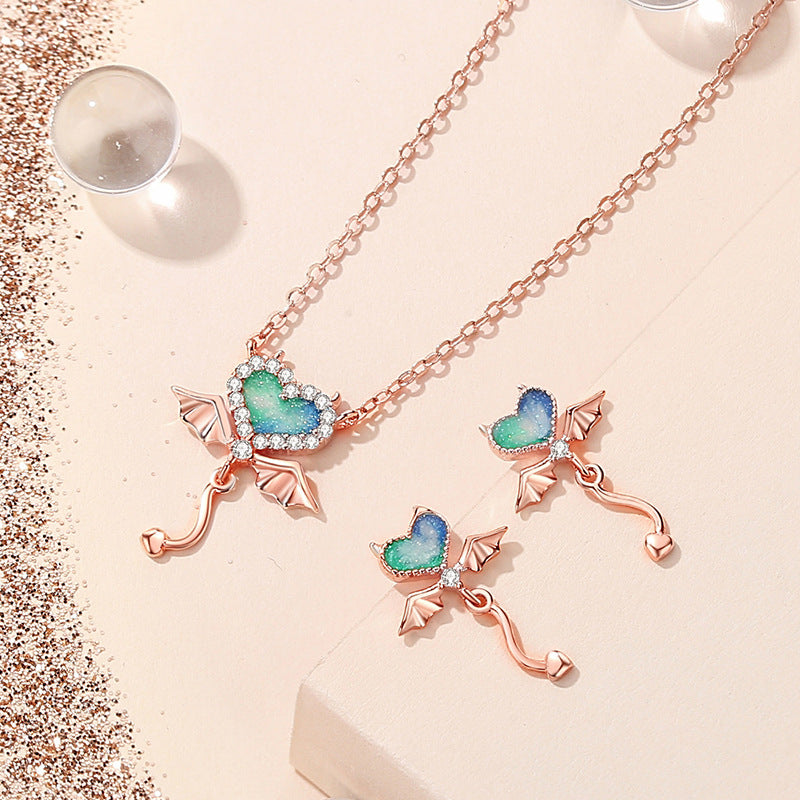 Devil Pendant Necklace for Girls