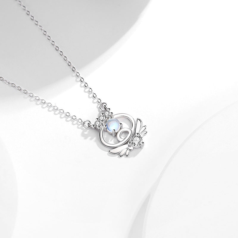 Angel and Demon Cute Couple Necklaces Set