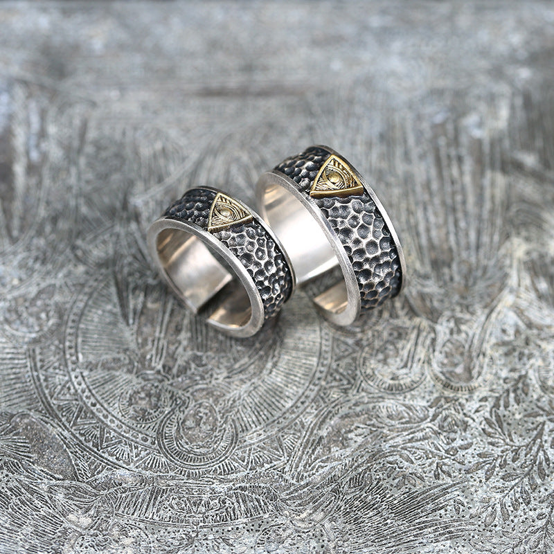 Engraved Cute Matching Wedding Bands for Couple