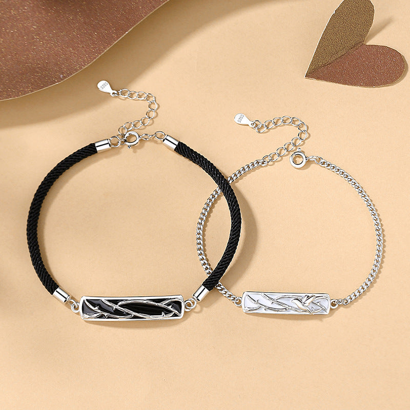 Custom Engravable Matching Bracelets for Couples
