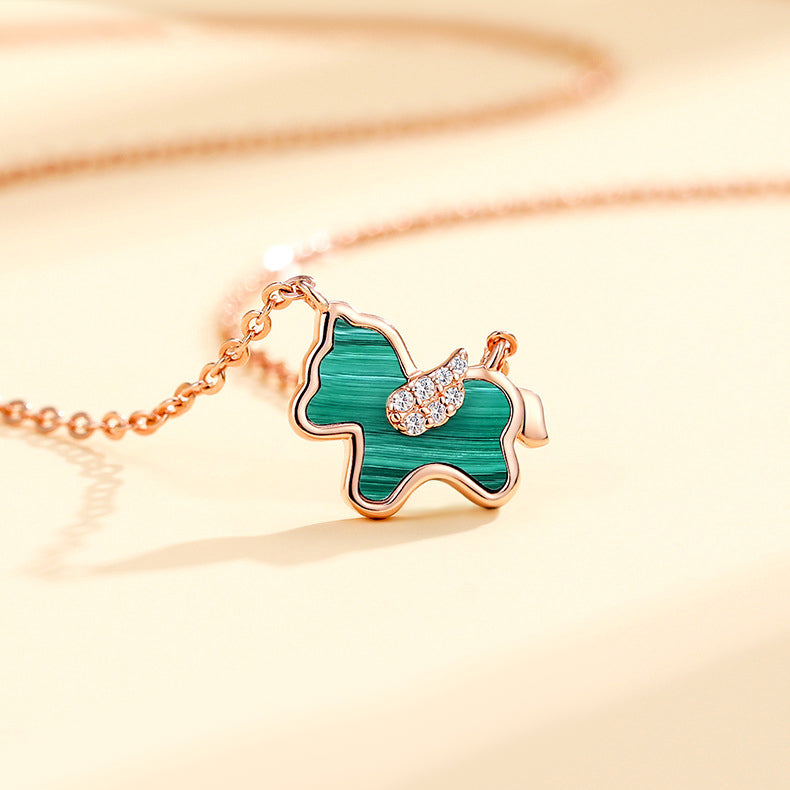 Matching Unicorn Minimalist Necklaces Set for Couples