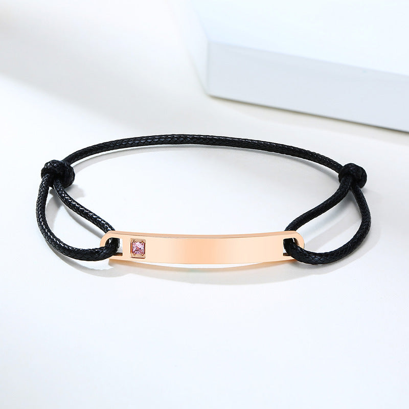 Custom Engravable Matching Bracelets for Couples