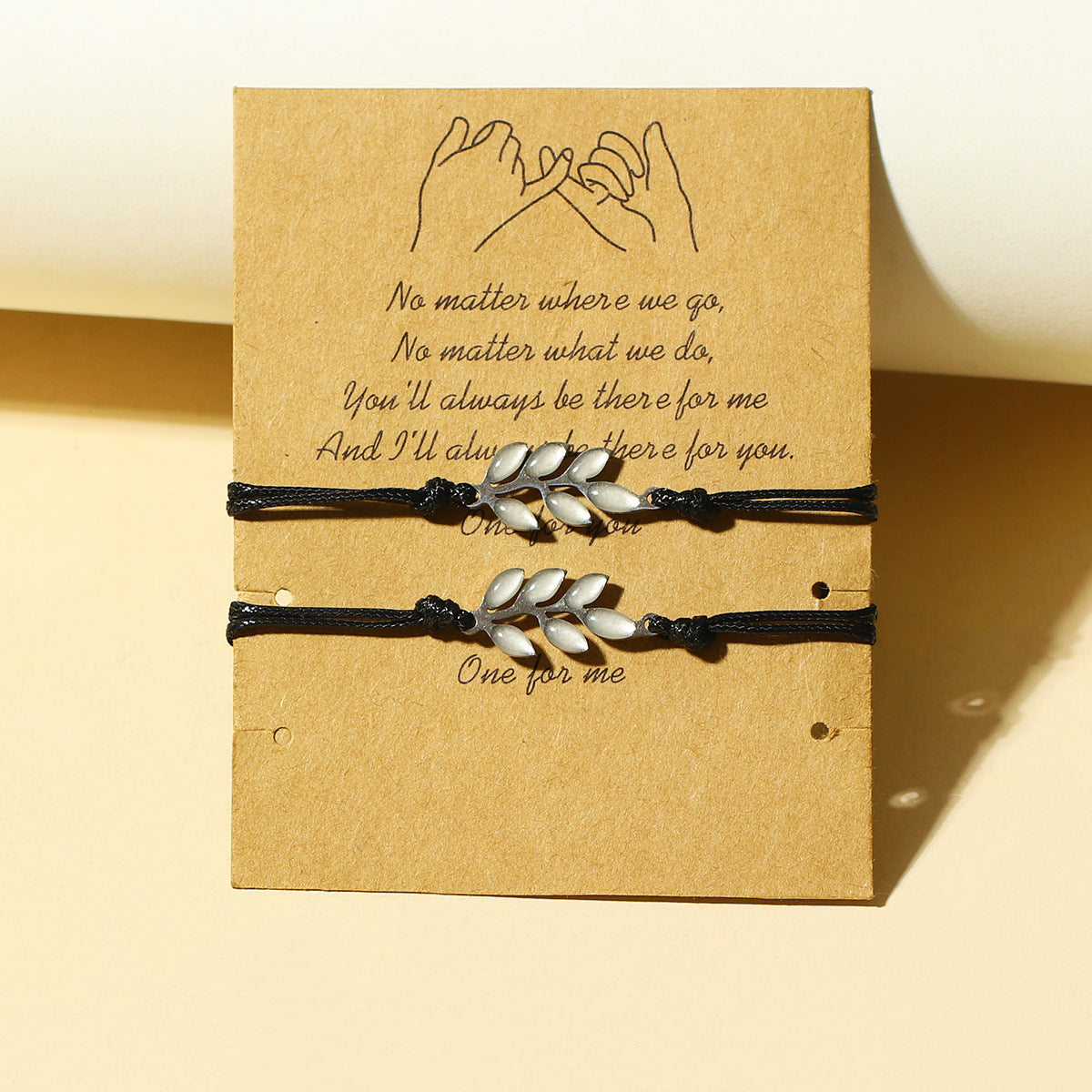 Night Glowing Friendship Bracelets Set for two