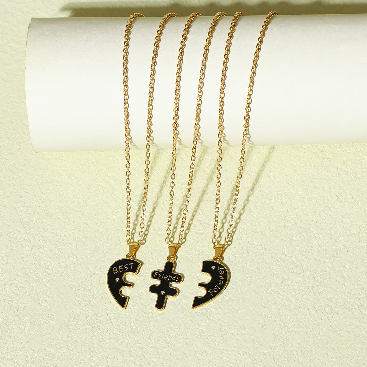 Best Friends Forever Necklaces Set for Three