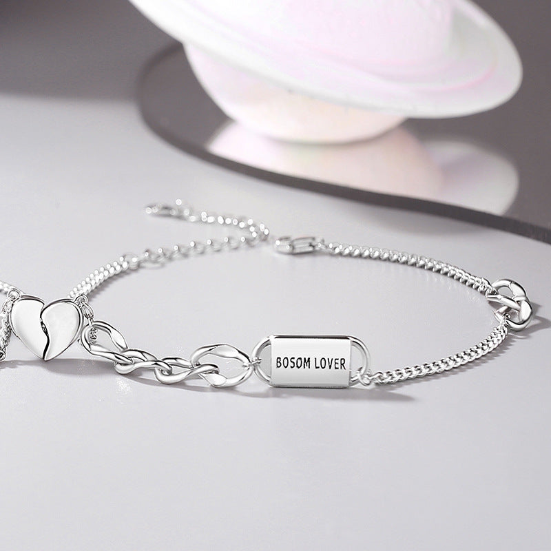 Magnetic Hearts Relationship Bracelets for Couples