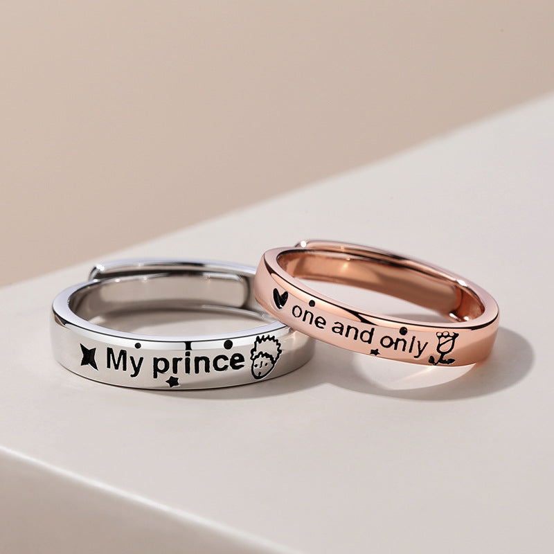 Engraved Gf Bf Promise Rings Set for two – Loforay