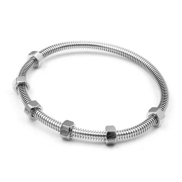 Matching Bracelets Set for Mechanic Couple