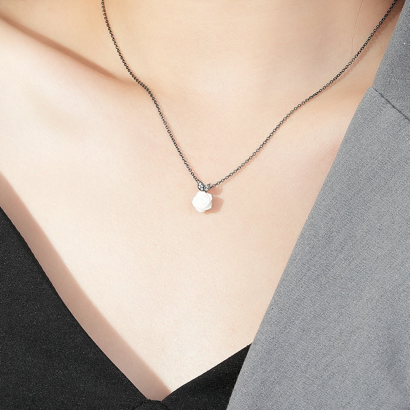 Matching Thornes and Rose Lovers Jewelry Gift