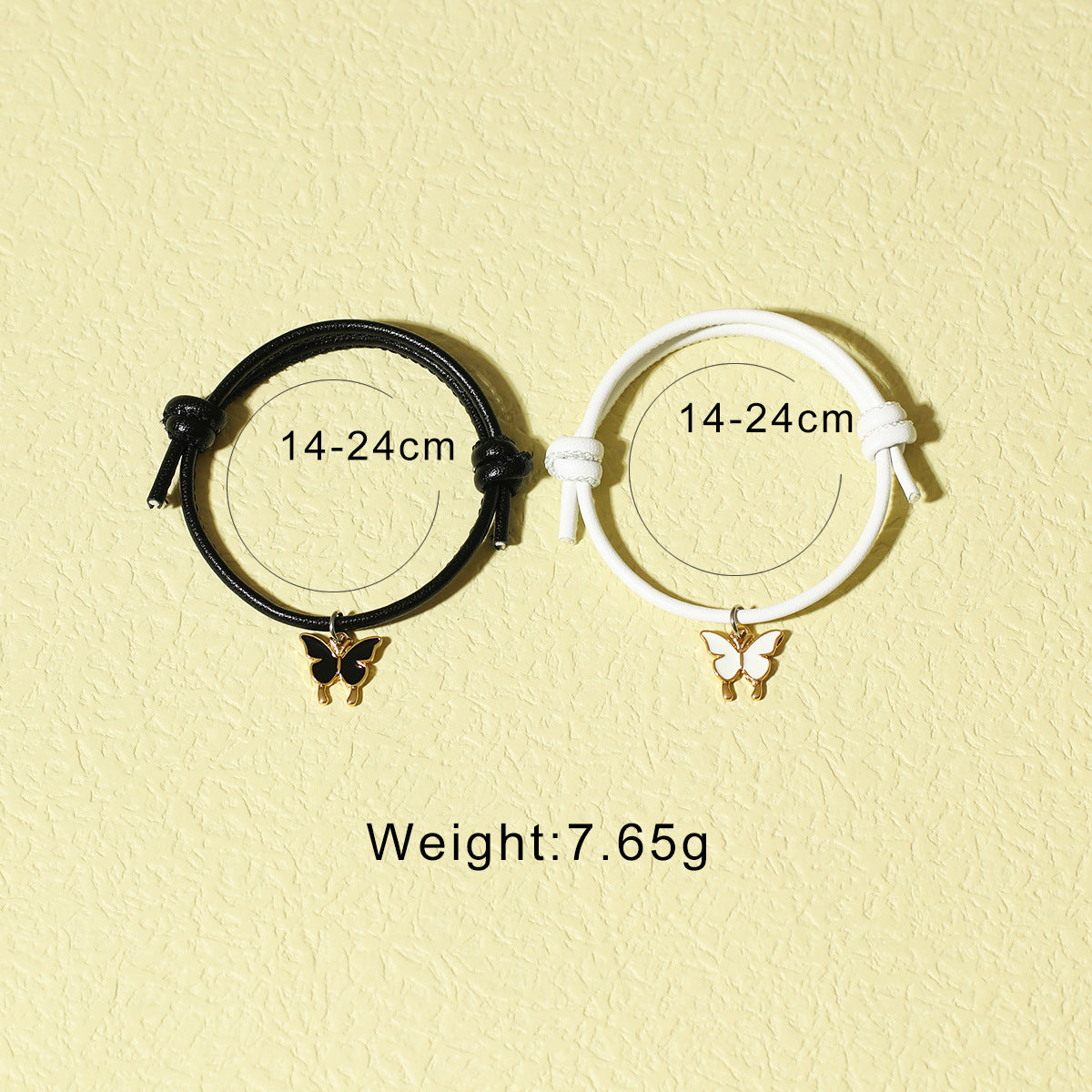 Butterfly Charms Bracelets Set for Couples