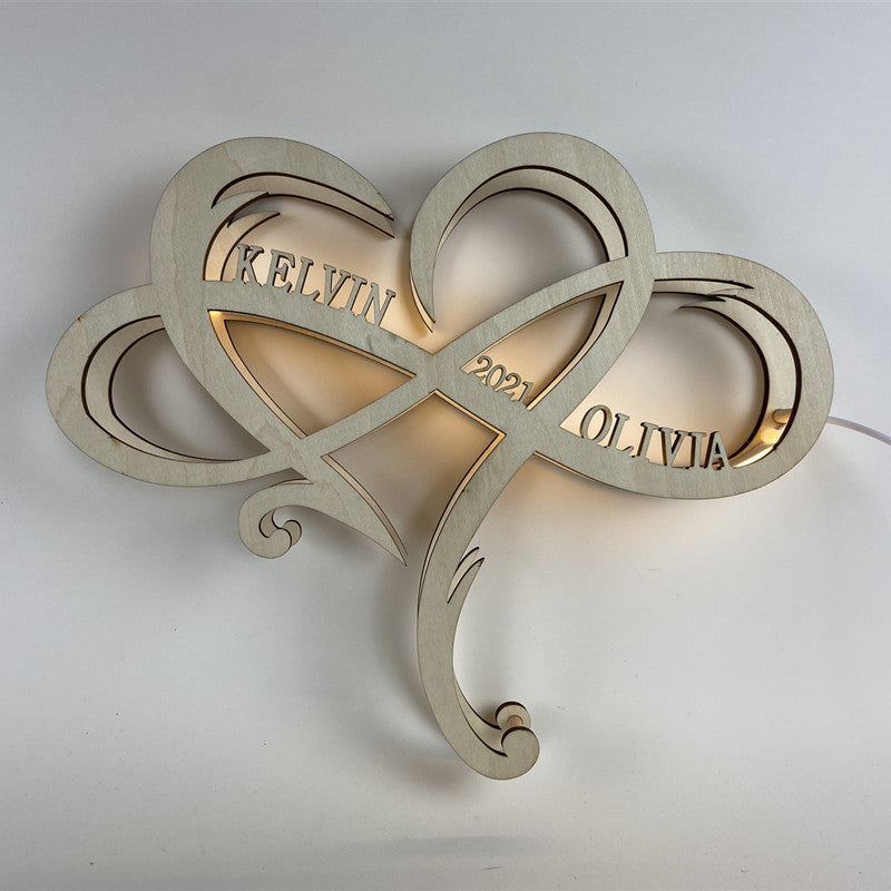 Couple Names Personalized Lamp Gift