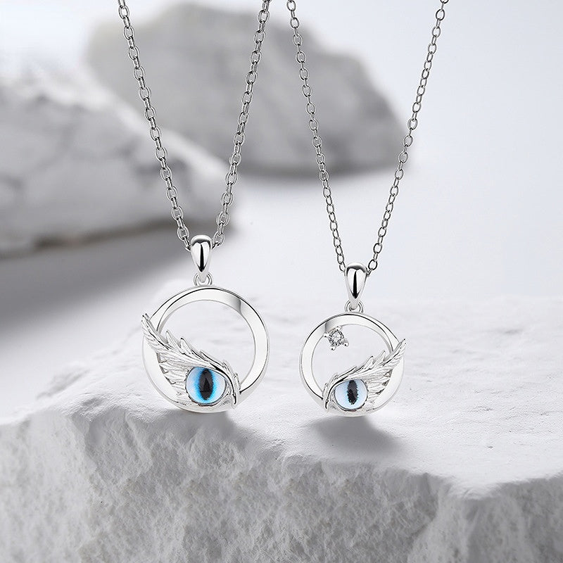 Devil Eyes Matching Necklaces for Couples