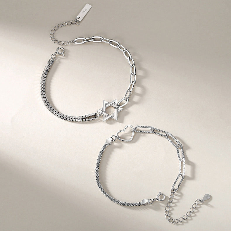 Best Friendship Bracelets Set Star Heart