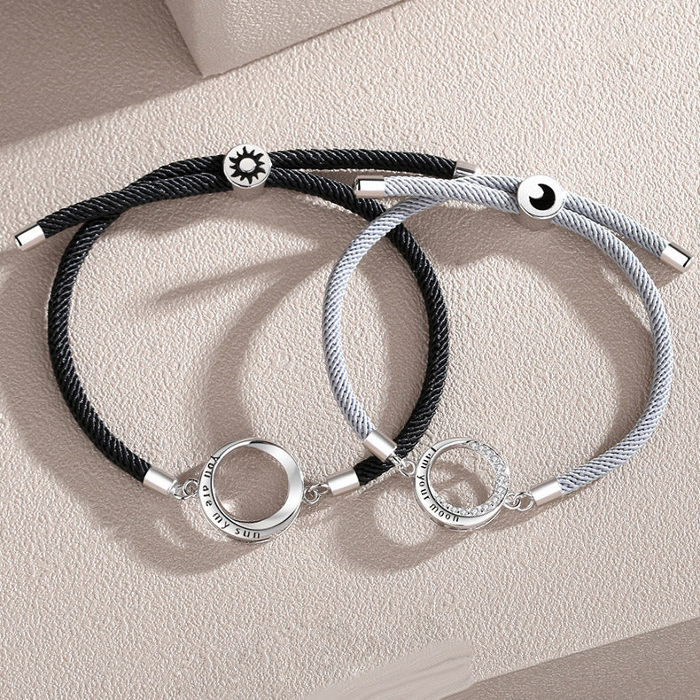 Sun and Moon Relationship Couple Bracelets