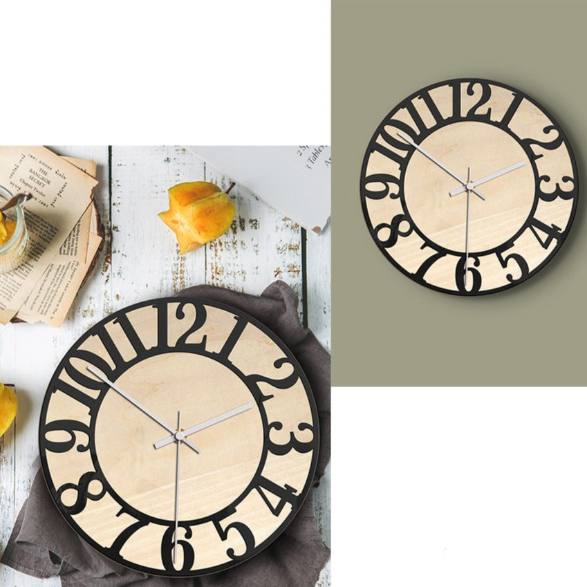 Acrylic Analogue Wall Décor Clock for Home