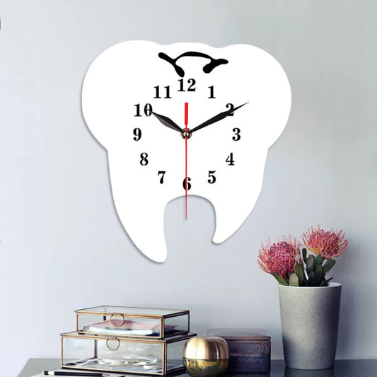 Dentist Clinic Themed Silent Wall Clock