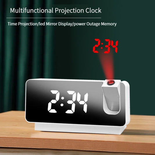 Digital Led Time Projection Alarm Table Clock