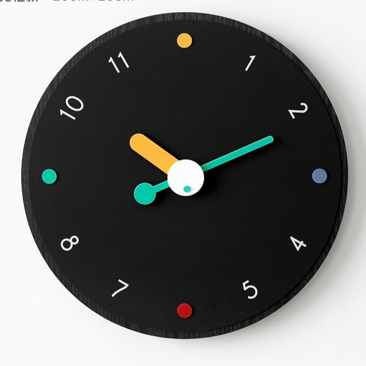 Artistic Minimalist Silent Wall Decorative Clock 12 Inches – Loforay