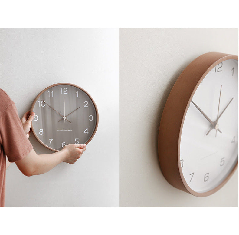 Analogue Wall Décor Wooden Clock for Home