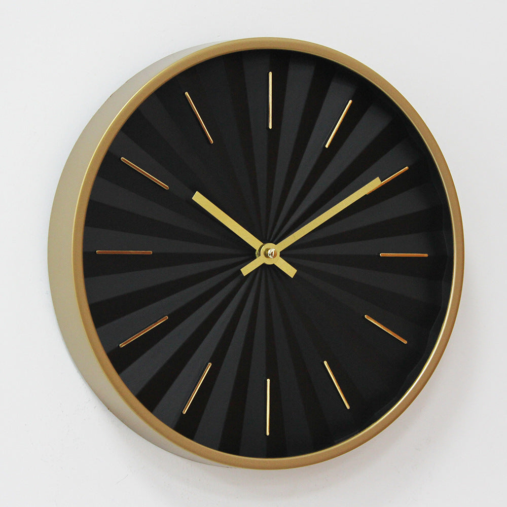 3D Wall Decoration Silent Clock for Bedroom 12 Inches