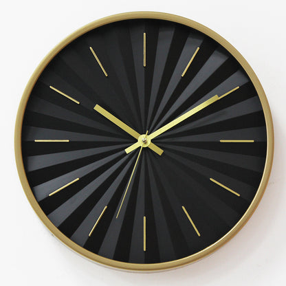 3D Wall Decoration Silent Clock for Bedroom 12 Inches