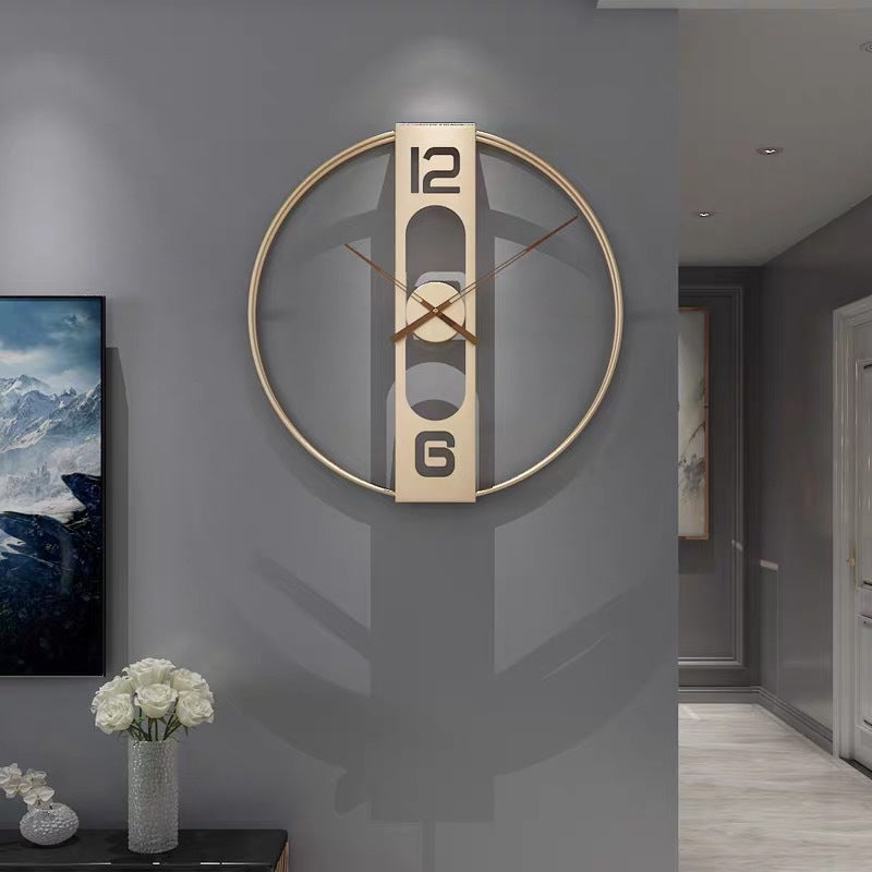 Modern Minimalistic Wall Clock for Livingroom 20 Inches