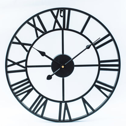 Vintage Iron Large Retro Wall Clock