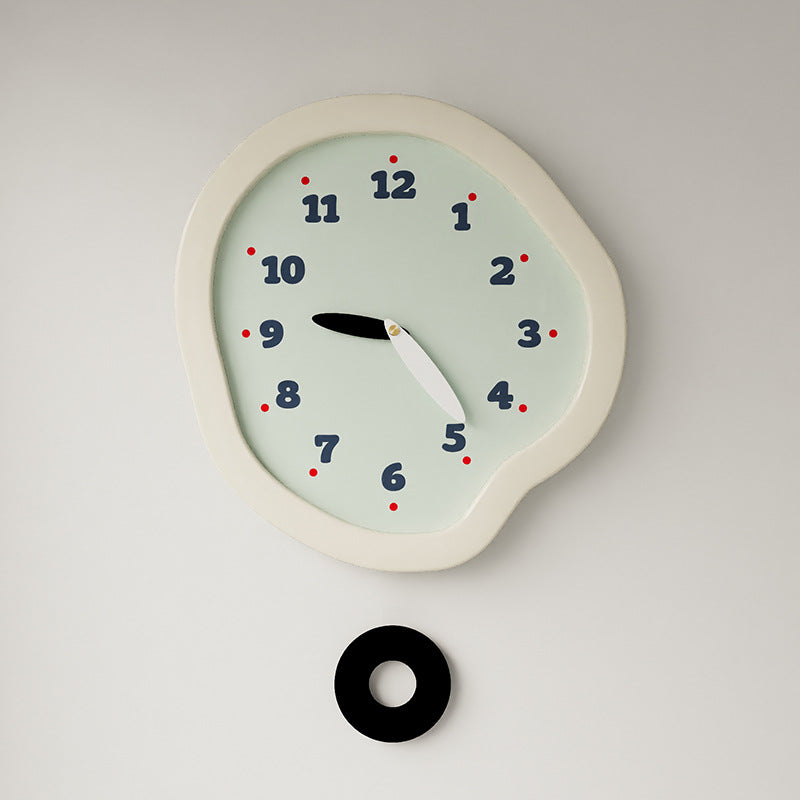 Irregular Shaped Pendulum Wall Deco Clock