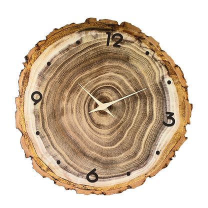 Wooden Style Wall Deco Silent Clock