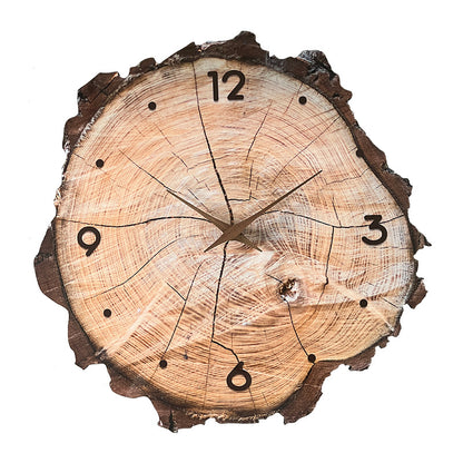 Wooden Style Wall Deco Silent Clock